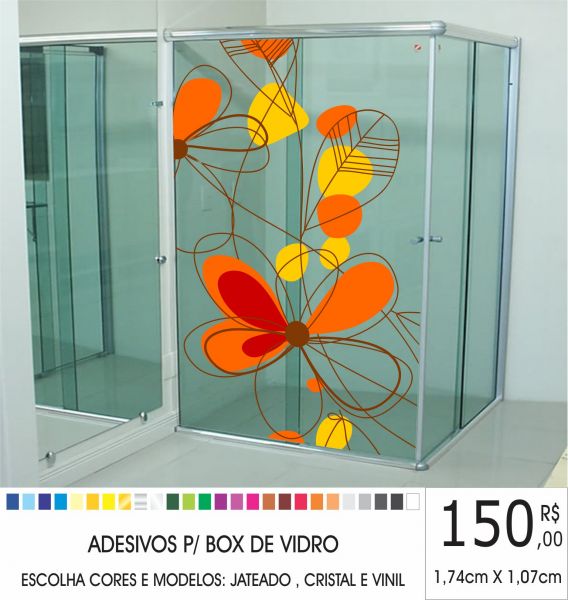 Adesivo em vinil 3 cores